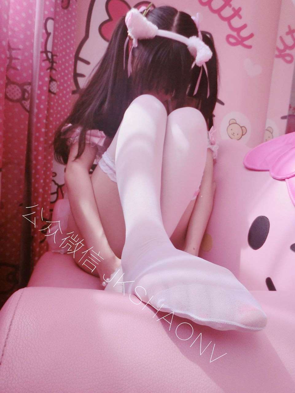 图库-工口小学生赛高-18禁粉色束縛內衣全套 - (33P)